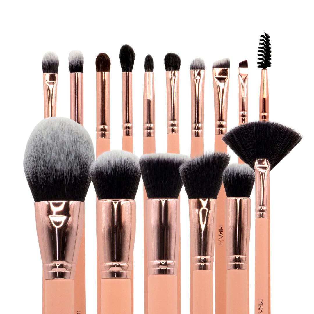 מיקה סט 16 מברשות איפור מקצועיות