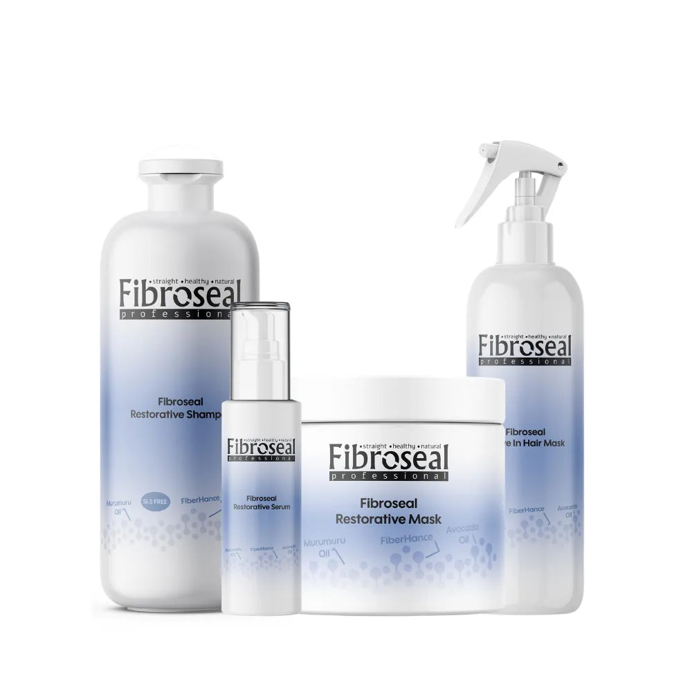 ערכה מושלמת שמפו מסכה סרום ומסכה ללא שטיפה - Fibroseal