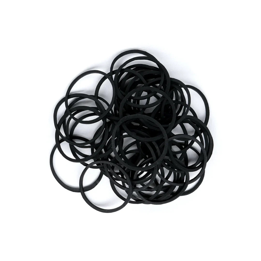 Black rubber bands 15 mm - QARNETTE