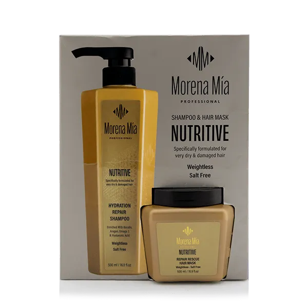 Morena Mia Shampoo and Mask Nutritiv Series - Morena Mia