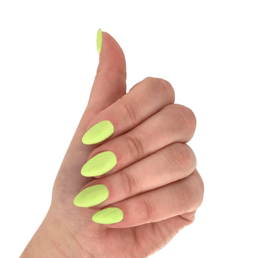 Lila Milano Gel Polish - Bright Green Glow 90 10 ml