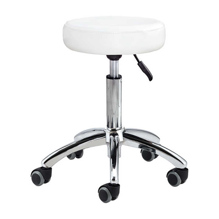 Round pneumatic chair with wheels