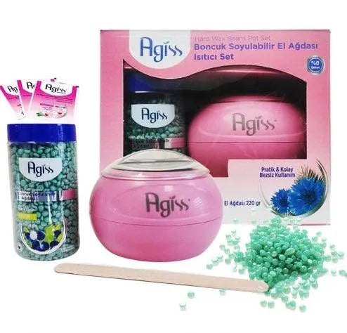 מכשיר מחמם שעווה + שעווה 220 גרם Agiss