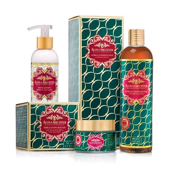 אלונה שכטר ערכת הזנה לעור גוף יבש