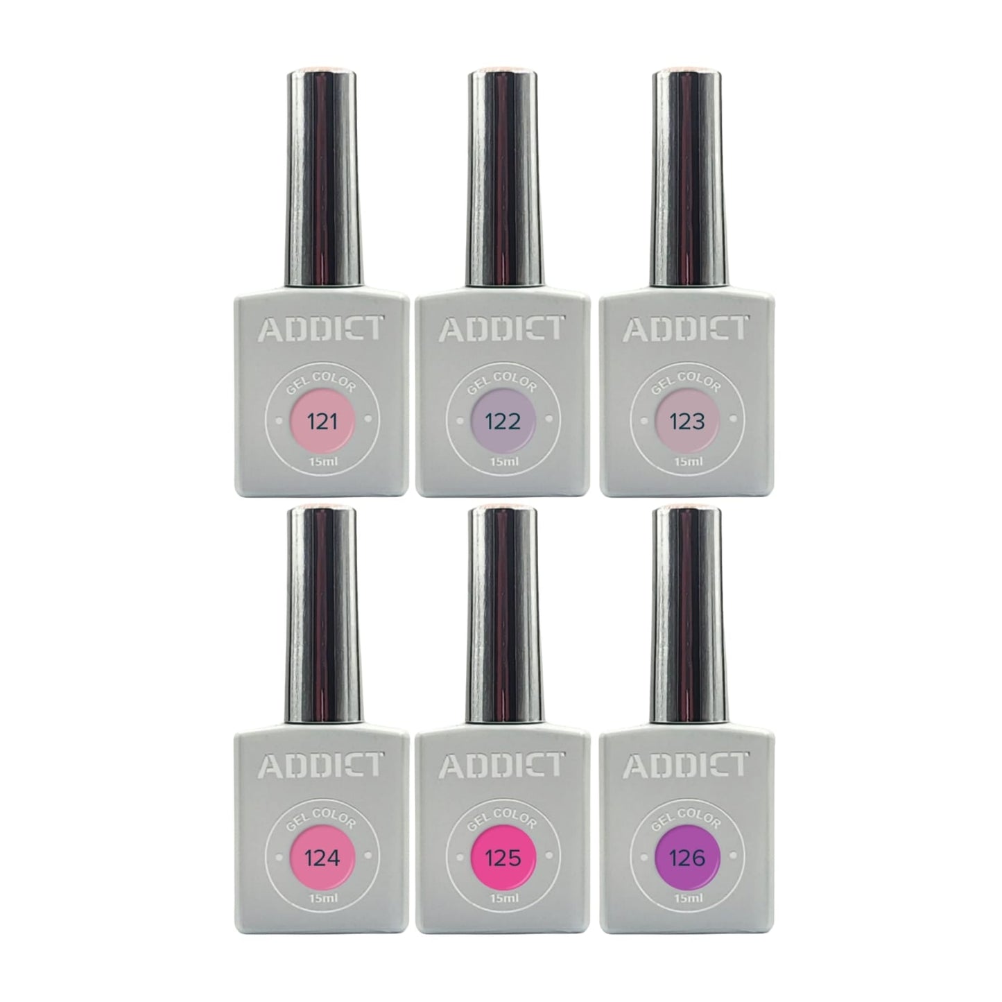 Коллекция цветов Addict 121-126 15 мл - Addict