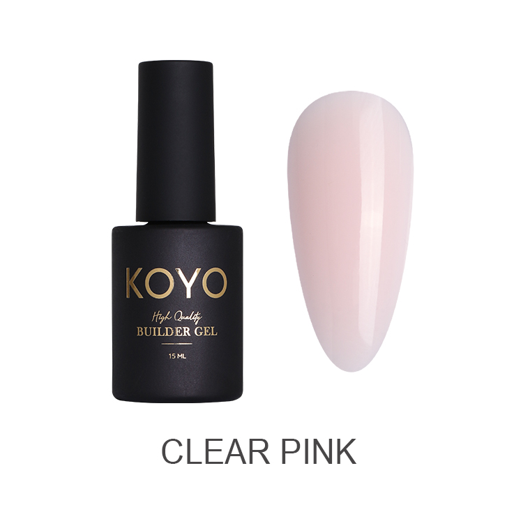 KOYO Building Gel 15 ml - Clear Pink