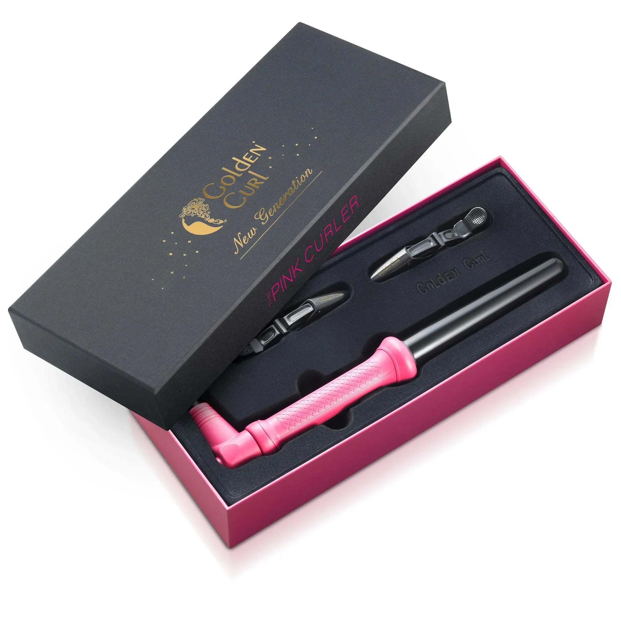 Golden Curl Pink – бигуди для идеальных локонов 18–25 мм – Golden Curl