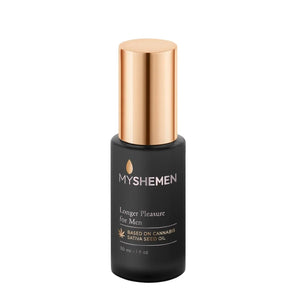 שמן Longer Pleasure להשהיה לגבר 30 מ״ל מבית My Shemen