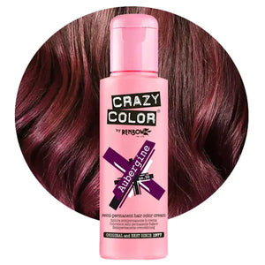 צבע שיער Crazy Color 100 מ״ל בגוון Aubergine