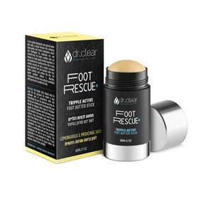 Dr Clear Foot Rescue סטיק 50 מ״ל בניחוח למון גראס ומאווה רפואית