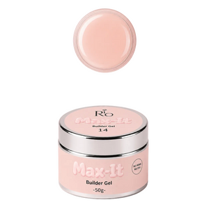 MAX-IT Builder Gel מבית RIO | ג׳ל בנייה מקצועי 50 גרם – גוון 14 | ללא HEMA וללא TPO