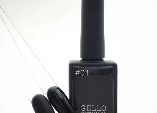 Gello Charcoal black gel polish - 01