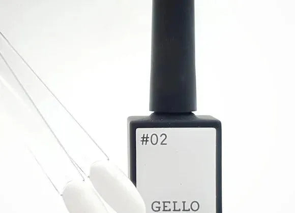 Gello Tipx white gel polish - 02