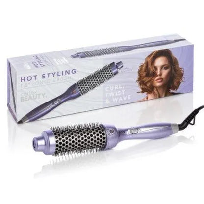 Cortex Electric Brush for Extra Gentle Curling - Purple