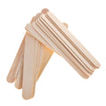 Одноразовые широкие деревянные лопатки премиум-класса, 100 шт.