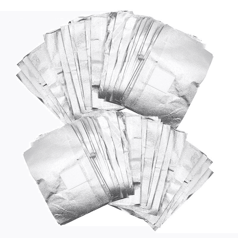 אלומיניום להסרת לק ג'ל 100 יחי