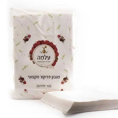 דיספובד נייר פדיקור עלמה 100 יח’ 40/60