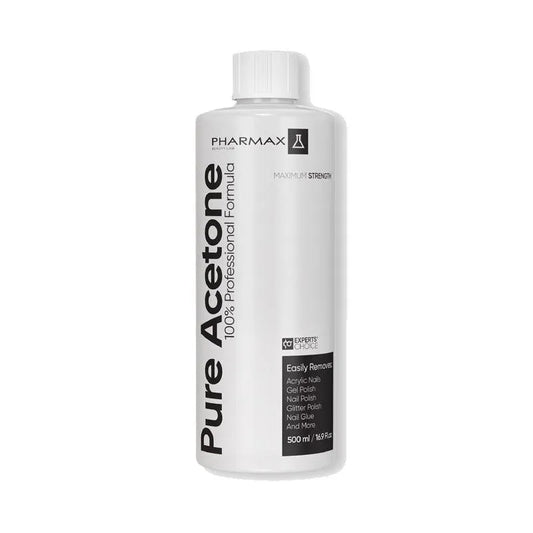 Pharmax Acetone 100% Pure for Removing All Types of Nail Polish 500 ml