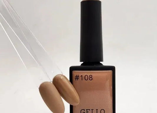 Gello Light brown body gel polish - 108