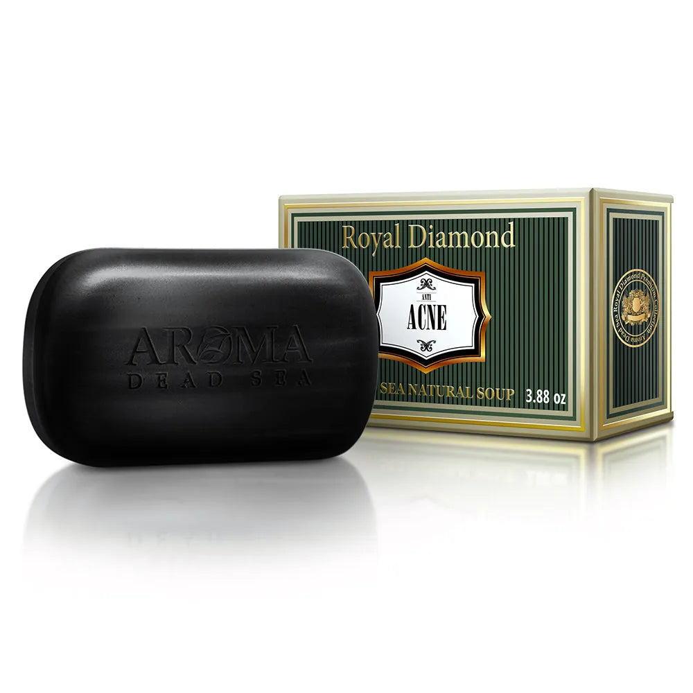 ארומה סבון בוץ טבעי לטיפול בעור שמן ואקנתי 110 גר