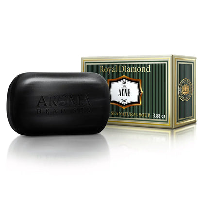 ארומה סבון בוץ טבעי לטיפול בעור שמן ואקנתי 110 גר