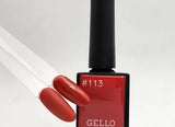 Jello Gel Polish Dark Red - 113