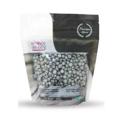 פראנס ביוטי פתיתי שעווה מתקלפת בצבע כסף