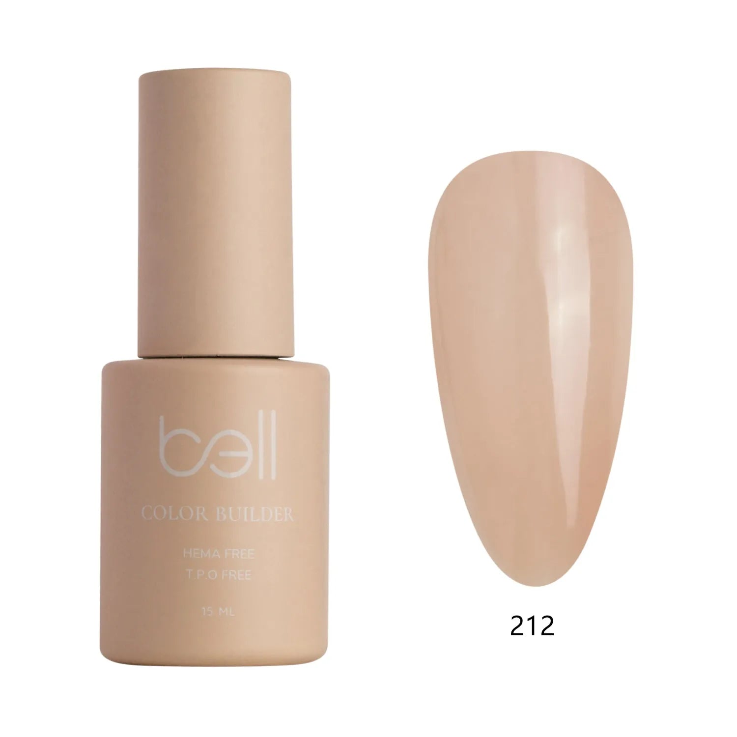 בל לק ג'ל בנייה גוון 212 - Bell - Yofeely Cosmetics