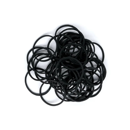 Black rubber bands 15 mm - QARNETTE