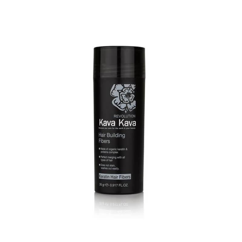 Черные кератиновые волокна волос Kava Kava 26 г