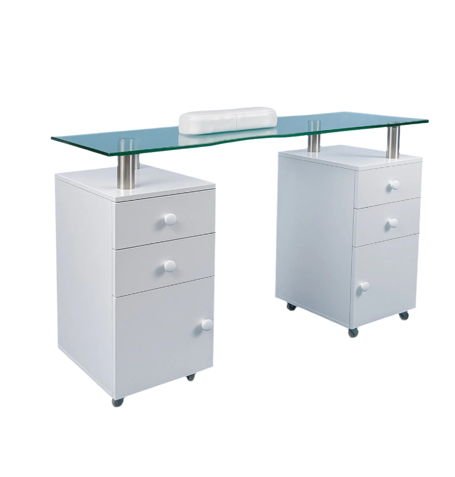 Designed wooden manicure table