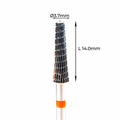 Твердосплавная шлифовальная головка с обратным конусом для левшей - Freza