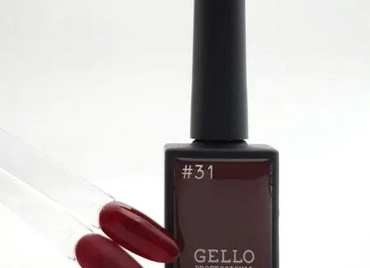 Gello Dark burgundy gel polish - 31