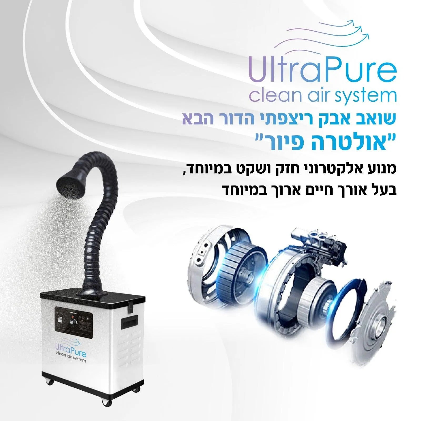 אולטרה פיור – שואב אבק רצפתי הדור הבא