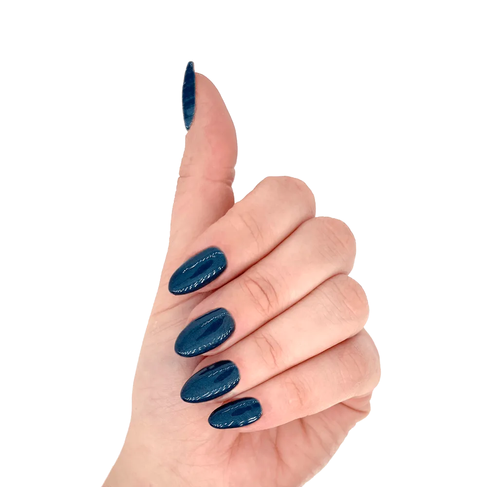 לילה מילאנו לק ג'ל- כחול נצנץ כהה 35 10 מ"ל