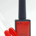 Jello Gel Polish Bright Red - 35