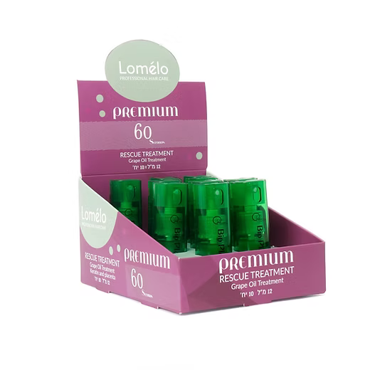 אמפולה לטיפול אינטנסיבי לשיער יבש מאוד מרדני ופגום 12 מ"ל - Lomelo לומלו