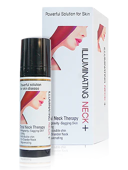 Therapeutic cream designed to treat neck skin aging problems - 30 ml Illuminating neck