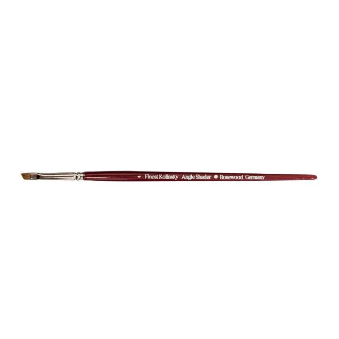 Kolinsky Angled French Brush No. 4 ROSEWOOD