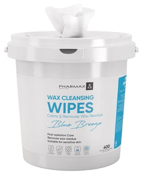 Упаковка 400 салфеток для удаления воска с маслом Pharmax | Аромат Blue Breeze