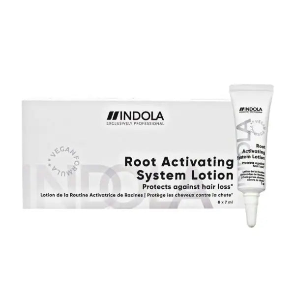 אינדולה Root Activating Lotion – אמפולות ממריצות לחיזוק שורשי השיער | 7×8 מ״ל
