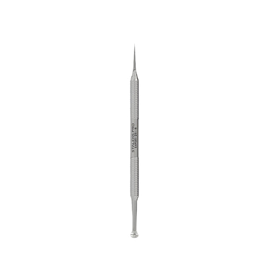 Staleks Cosmetology double-ended tool EXPERT 21 TYPE 4 (Uno spoon with larger hole size and Vidal needle straight)