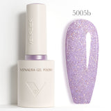 לק ג׳ל נצנצים 5005b מסדרת V1, 10 מ״ל | Venalisa