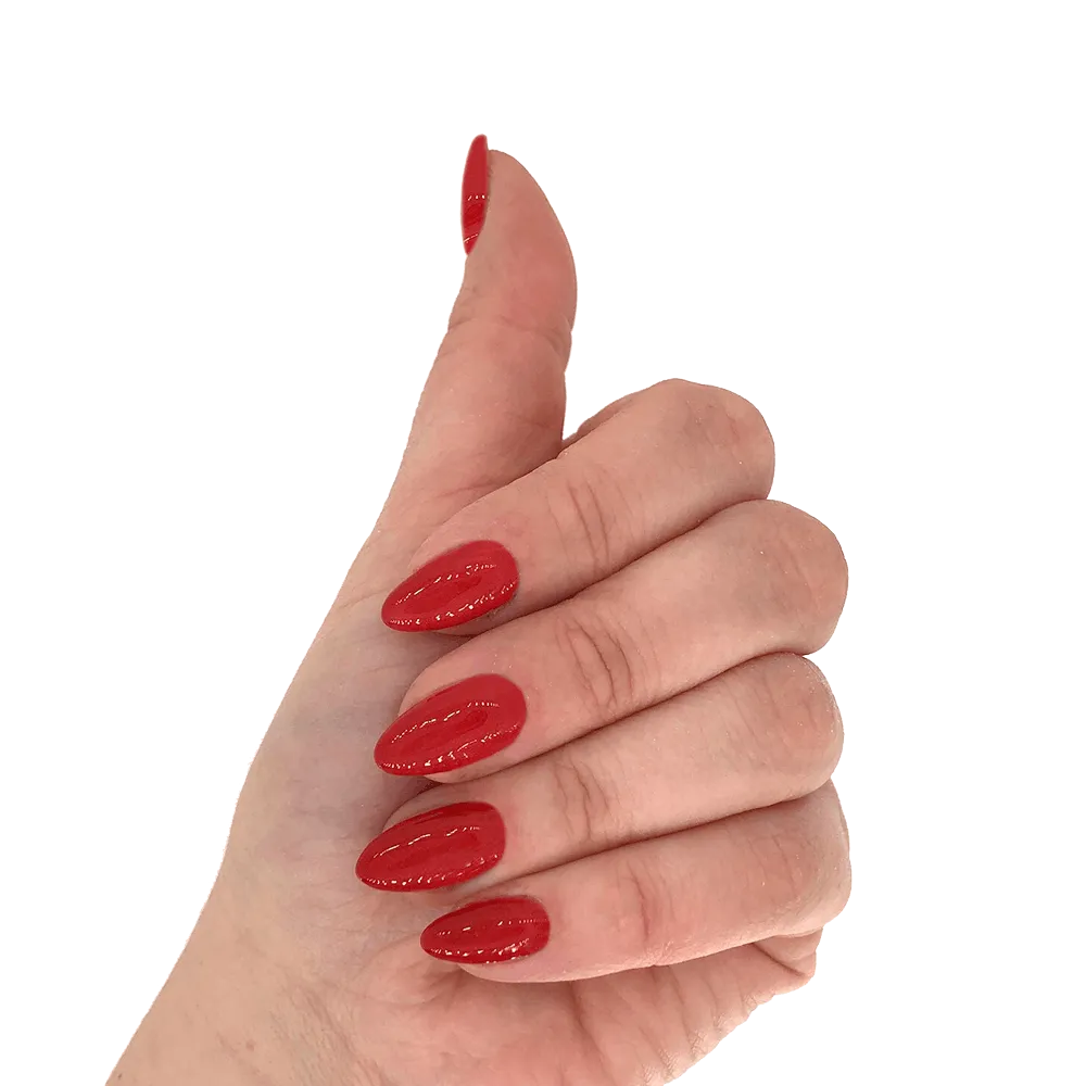 לילה מילאנו לק ג'ל- צבע אדום מטאלי 56 10 מ"ל