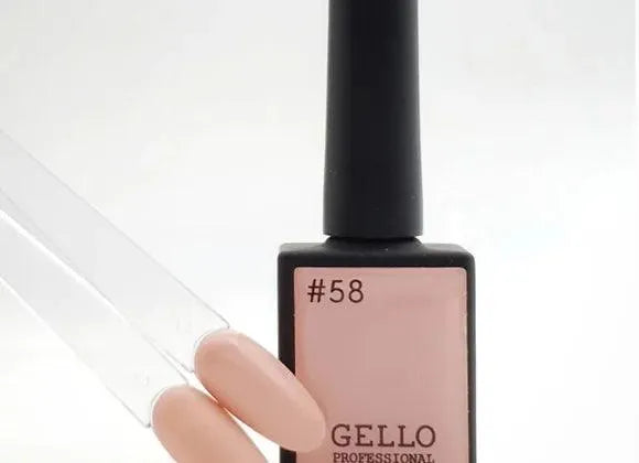 Gello Light peach gel polish - 58