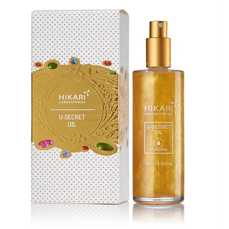 Терапевтическое масло Hikari для сухой кожи, увлажняет и питает. Содержит молекулу NR. 100 мл.