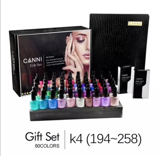 קאני  מזוודה 60 גוונים לק ג'ל - K4