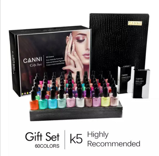 קאני מזוודה 60 גוונים לק ג'ל - K5