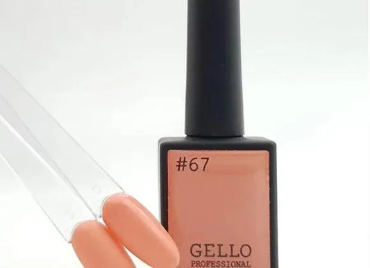 Gello Light peach gel polish - 67