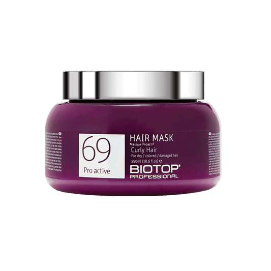 ביוטופ 69 מסיכת שיער פרו אקטיב 550 מ"ל